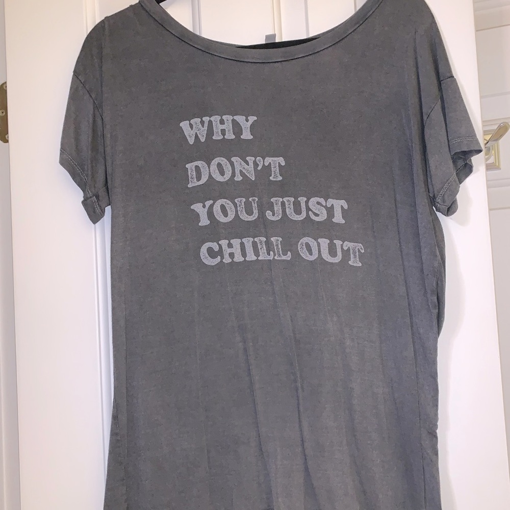 Don’t ask why graphic soft tee- oversized